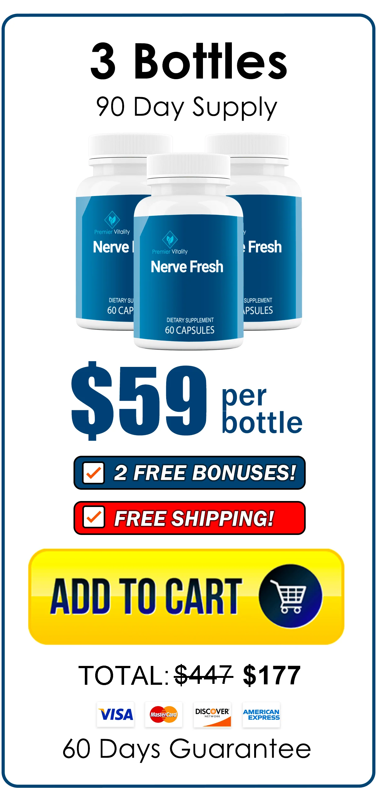 CalmPRO5™ 3 bottles pricing